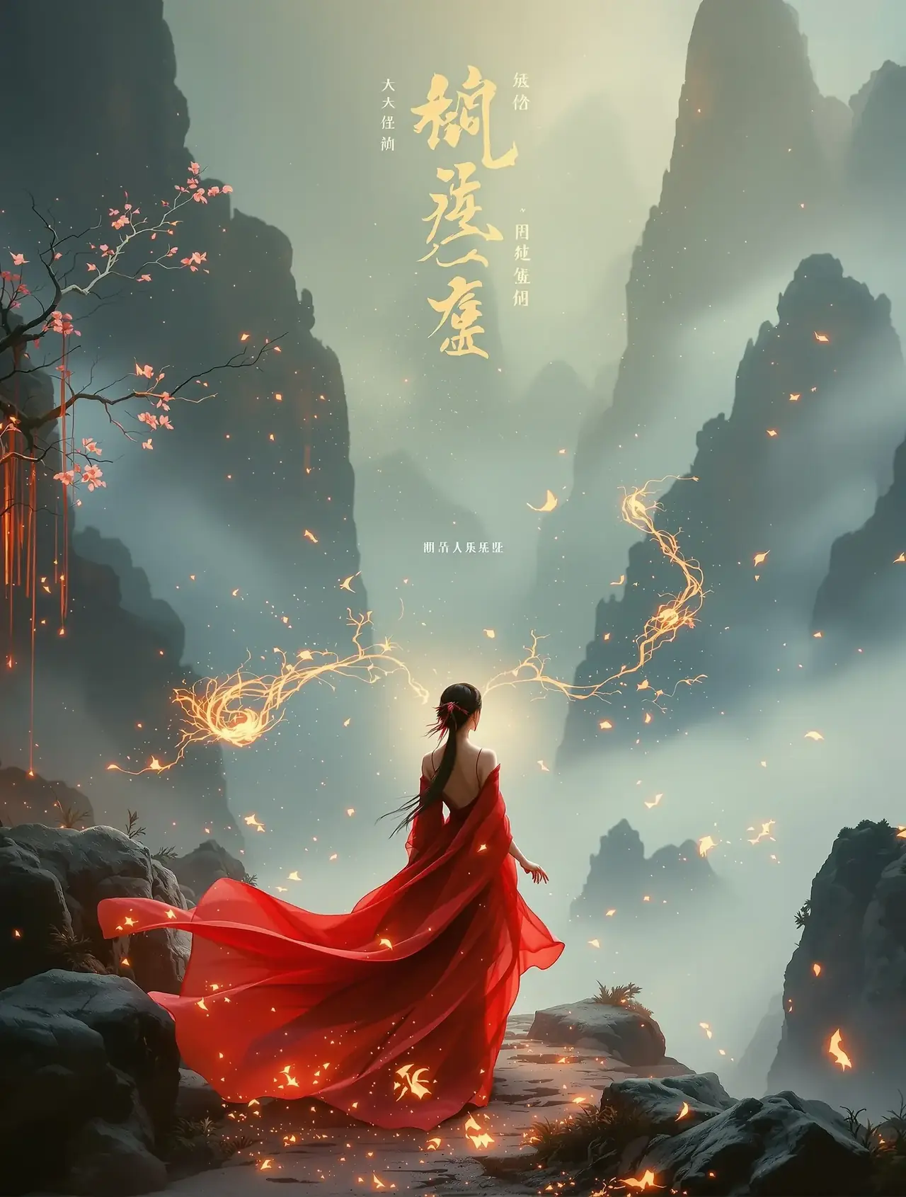 短剧《白狐谣》榜单缩略封面